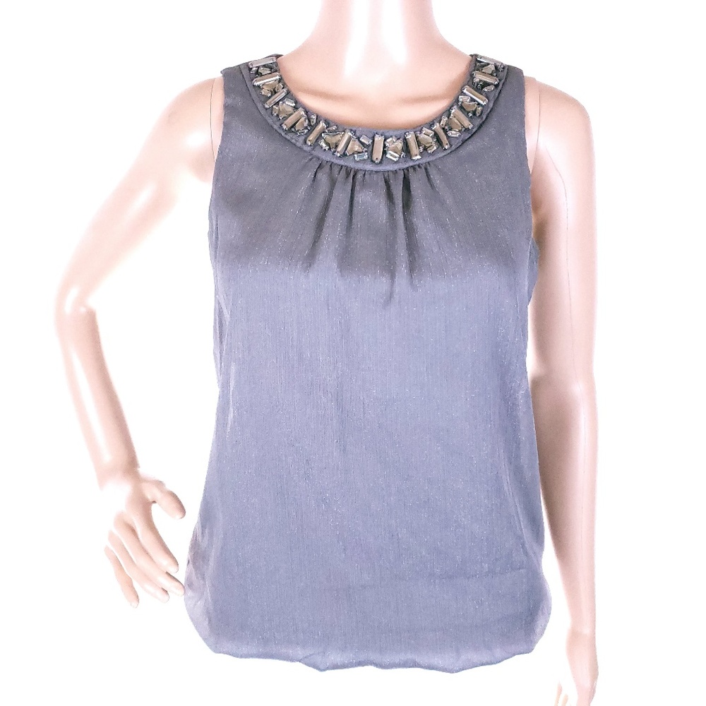 iz byer Women Tank Top Color Grey Size XS - NWT
